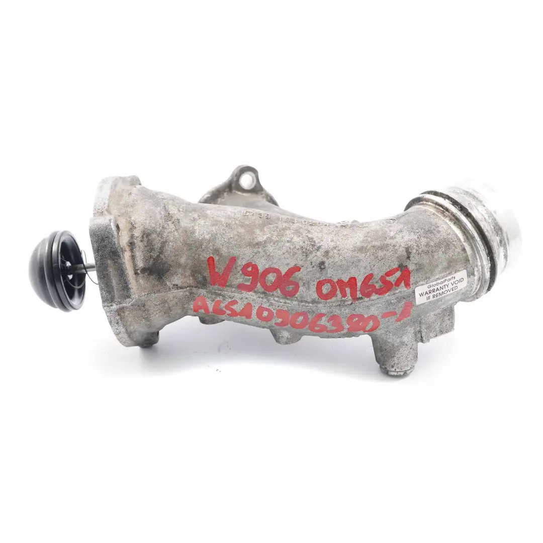OM651.955 Hose Housing Part A6510906080 to Turbo Charger Mercedes Sprinter W906 with Part number A6510906380 Turbo Charger Mercedes Sprinter W906 OM651.955 Hose Housing Part A6510906080 - SKU A6510906380-5 - Part number A6510906380