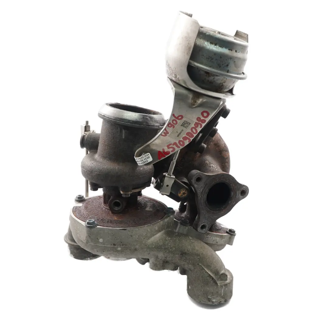 Turbo Charger Mercedes Sprinter W906 OM651 Diesel Turbocharger A6510905780 - SKU A6510906380 - Part number A6510906380