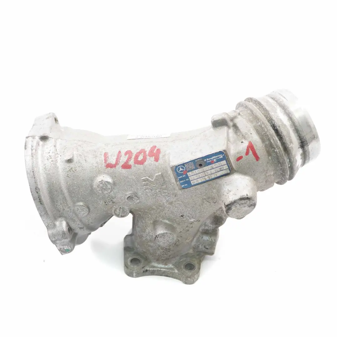 Connector Pipe Mercedes W204 W212 OM651 Turbocharger Hose Housing to with Part number A6510906780 Connector Pipe Mercedes W204 W212 OM651 Turbocharger Hose Housing - SKU A6510906780-1 - Part number A6510906780