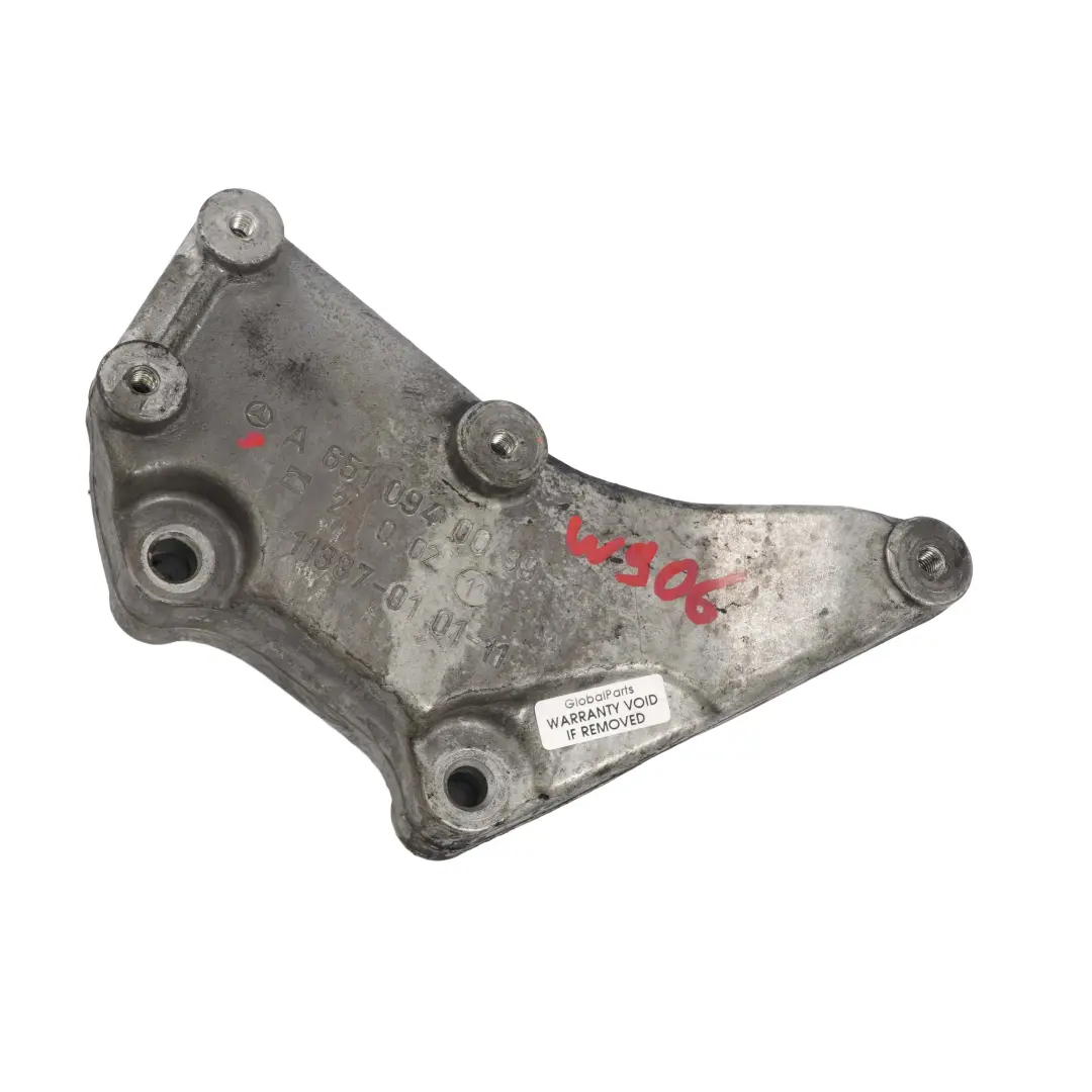 Mount Mercedes W906 OM651 EGR Support Holder Bracket Bearing to Engine with Part number A6510940039 Engine Mount Mercedes W906 OM651 EGR Support Holder Bracket Bearing - SKU A6510940039 - Part number A6510940039