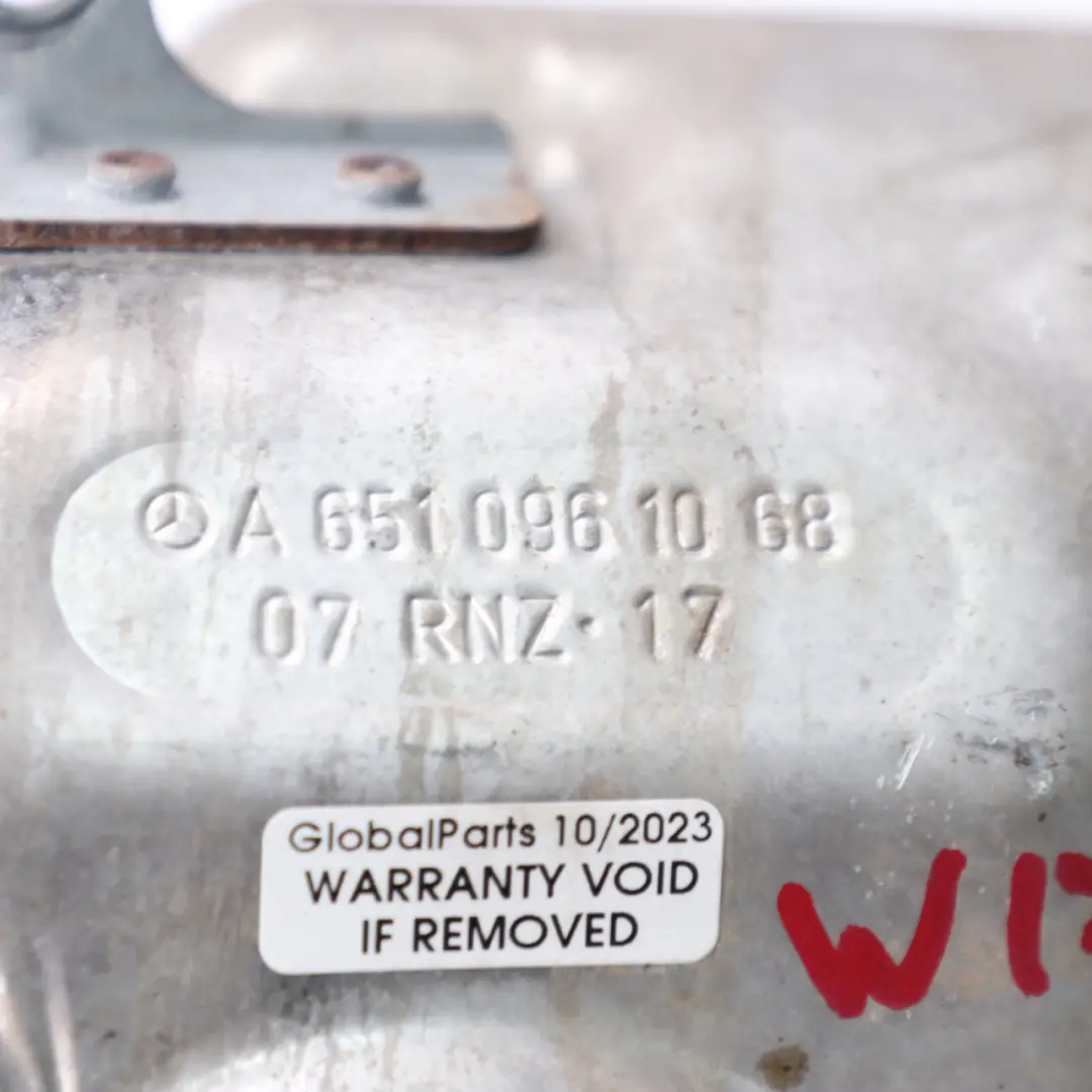 Mercedes W176 W246 OM651 Turbo collettore scarico piastra paracalore - SKU A6510961068 - Numero di parte A6510961068