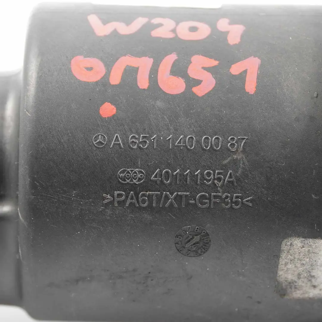 Luftansaugrohr Mercedes W204 W212 OM651 Ladeluftkühler Schalldämpfer für mit Teilenummer A6511400087 Luftansaugrohr Mercedes W204 W212 OM651 Ladeluftkühler Schalldämpfer - SKU A6511400087 - Teilenummer A6511400087