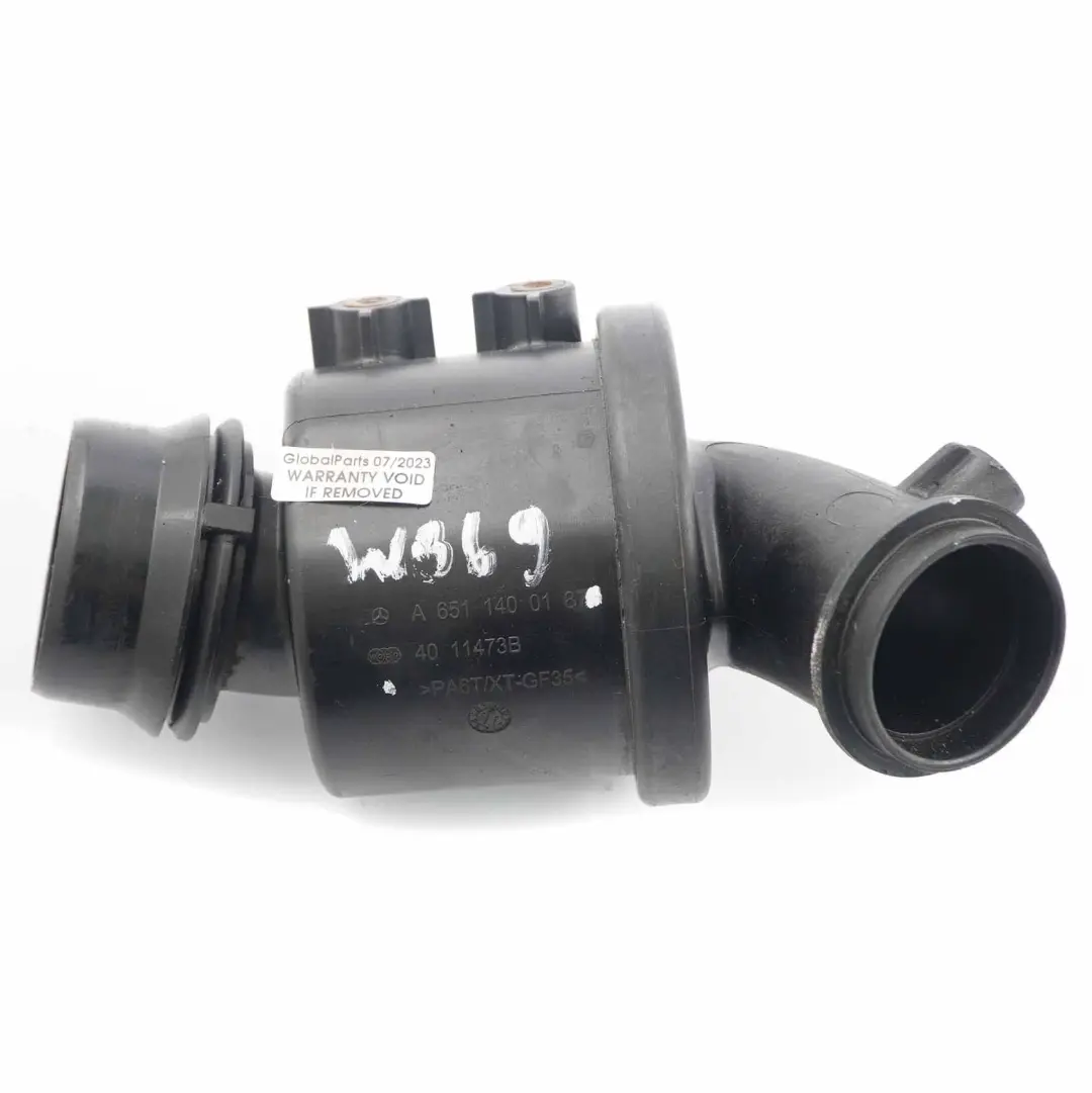 OM651 Diesel Turbo Air Intake Pipe Hose Damper to Mercedes Vito W639 with Part number A6511400187 Mercedes Vito W639 OM651 Diesel Turbo Air Intake Pipe Hose Damper - SKU A6511400187 - Part number A6511400187