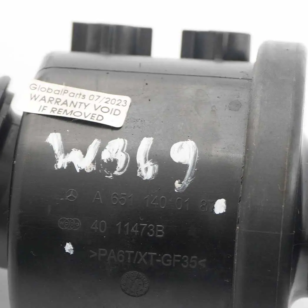 Mercedes Vito W639 OM651 Turbo admisión aire Manguera Damper - SKU A6511400187 - Número de pieza A6511400187