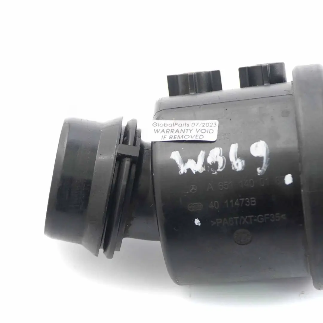 OM651 Amortisseur tuyau d'admission d'air turbo pour Mercedes Vito W639 à propos du numéro de pièce A6511400187 Mercedes Vito W639 OM651 Amortisseur tuyau d'admission d'air turbo - SKU A6511400187 - Numéro de pièce A6511400187