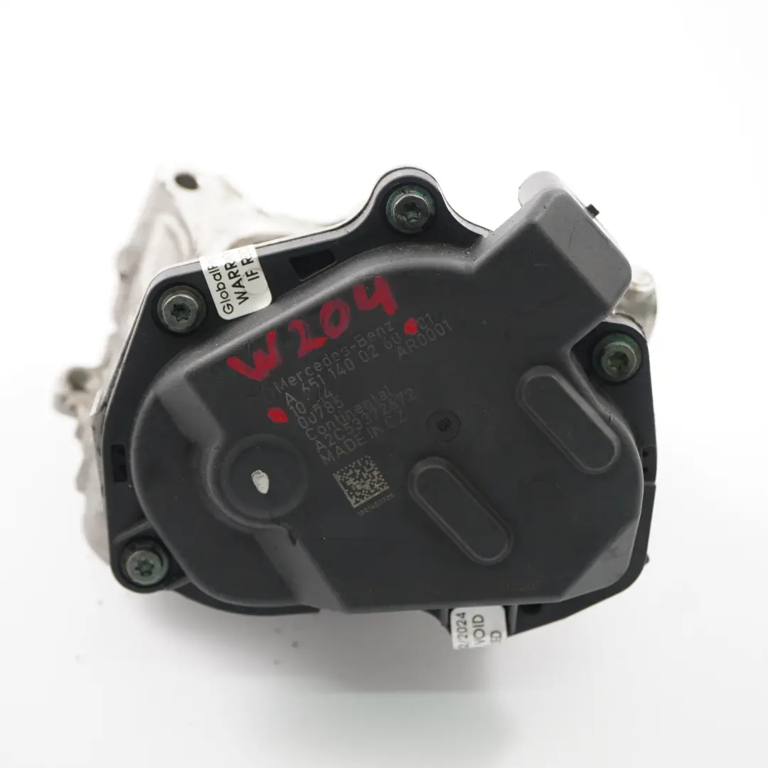 Mercedes W204 Diesel AGR Ventil Motor Abgasklappe - SKU A6511400260 - Teilenummer A6511400260