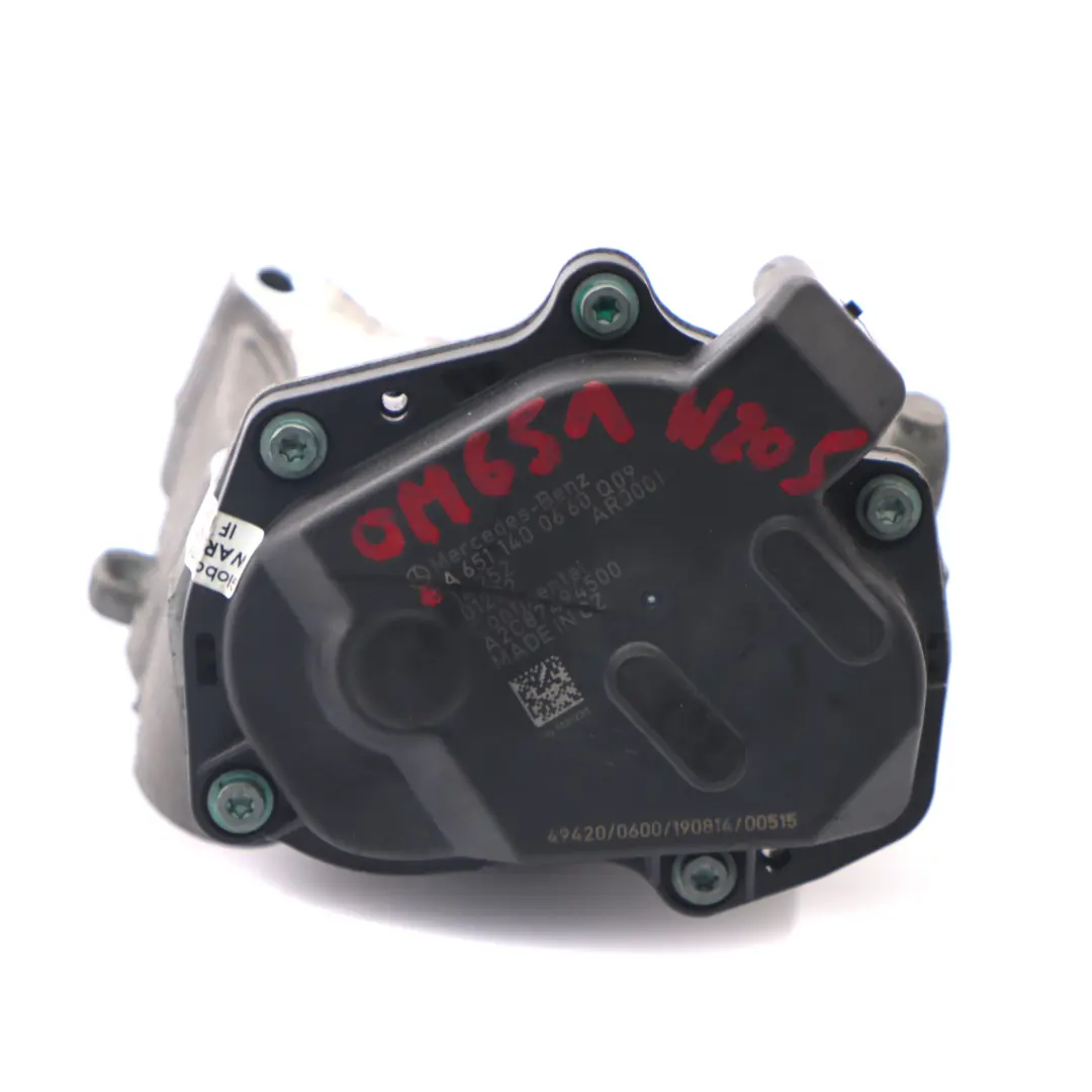  Válvula EGR Mercedes W906 Diesel OM651 EGR Por Pass By Pass - SKU A6511400660 - Número de pieza A6511400660