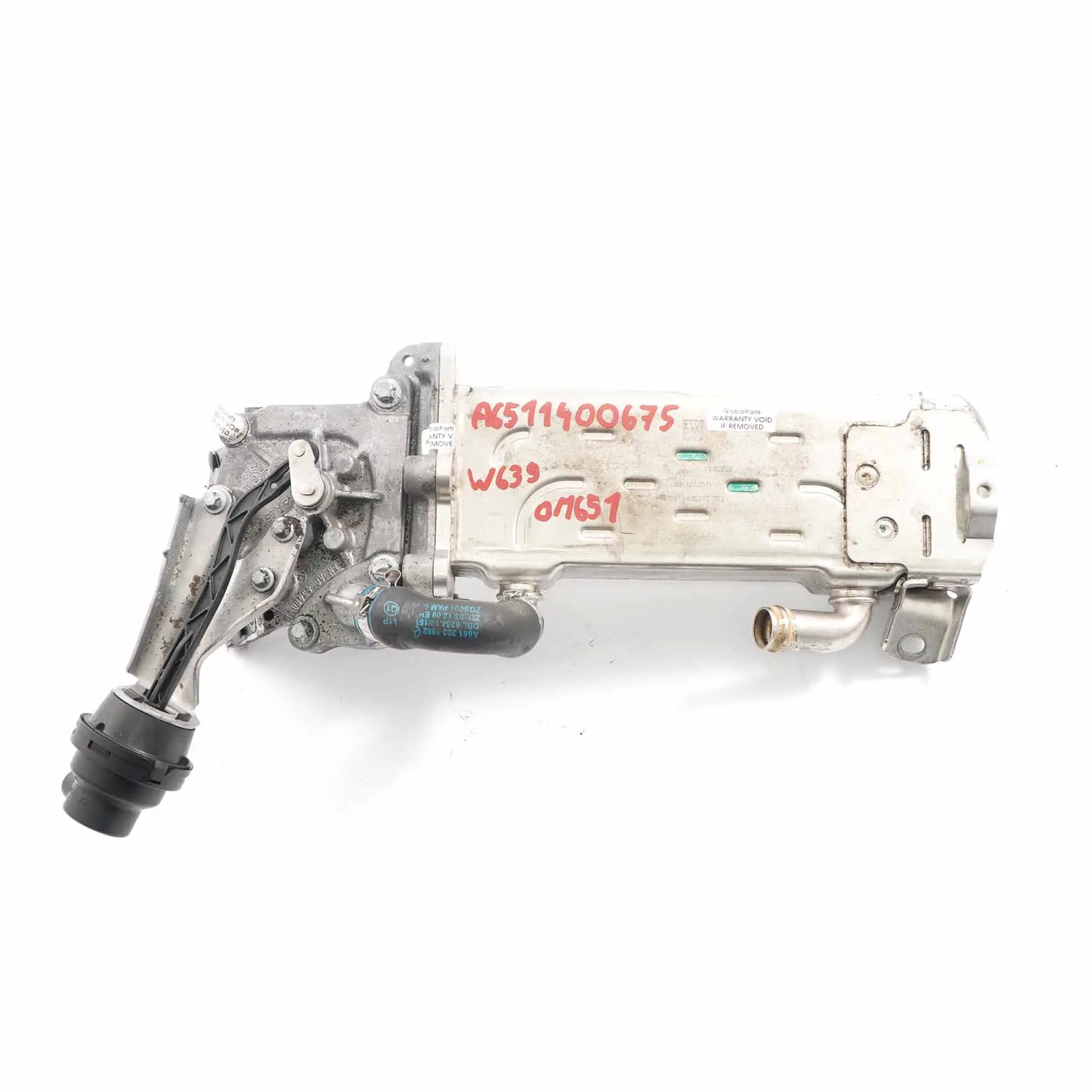 Raffreddatore scarico EGR Mercedes W639 W906 Scambiatore OM651 A6511400275