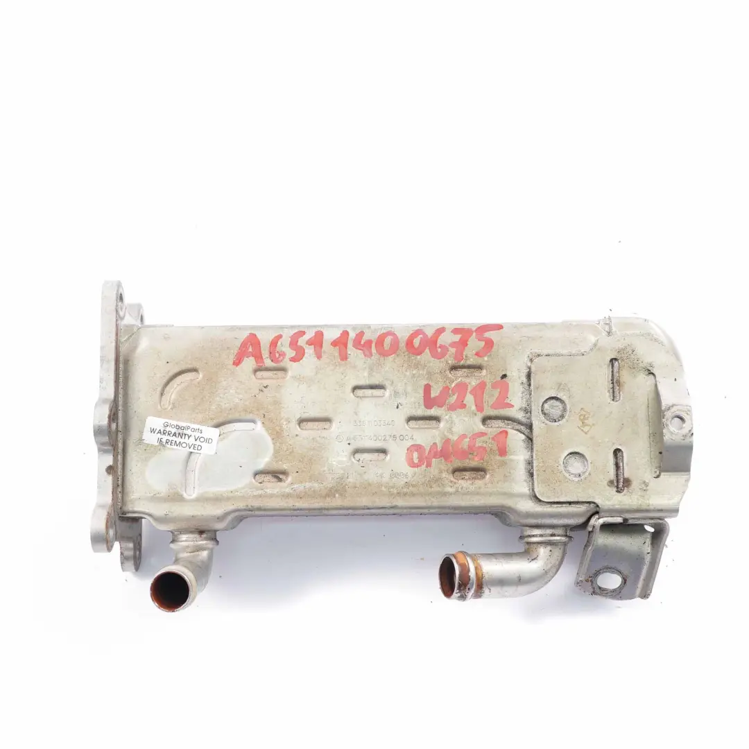 OM651 AGR Abgaskühler Kühler A6511400275 für Mercedes W639 W906 mit Teilenummer A6511400675 Mercedes W639 W906 OM651 AGR Abgaskühler Kühler A6511400275 - SKU A6511400675 - Teilenummer A6511400675