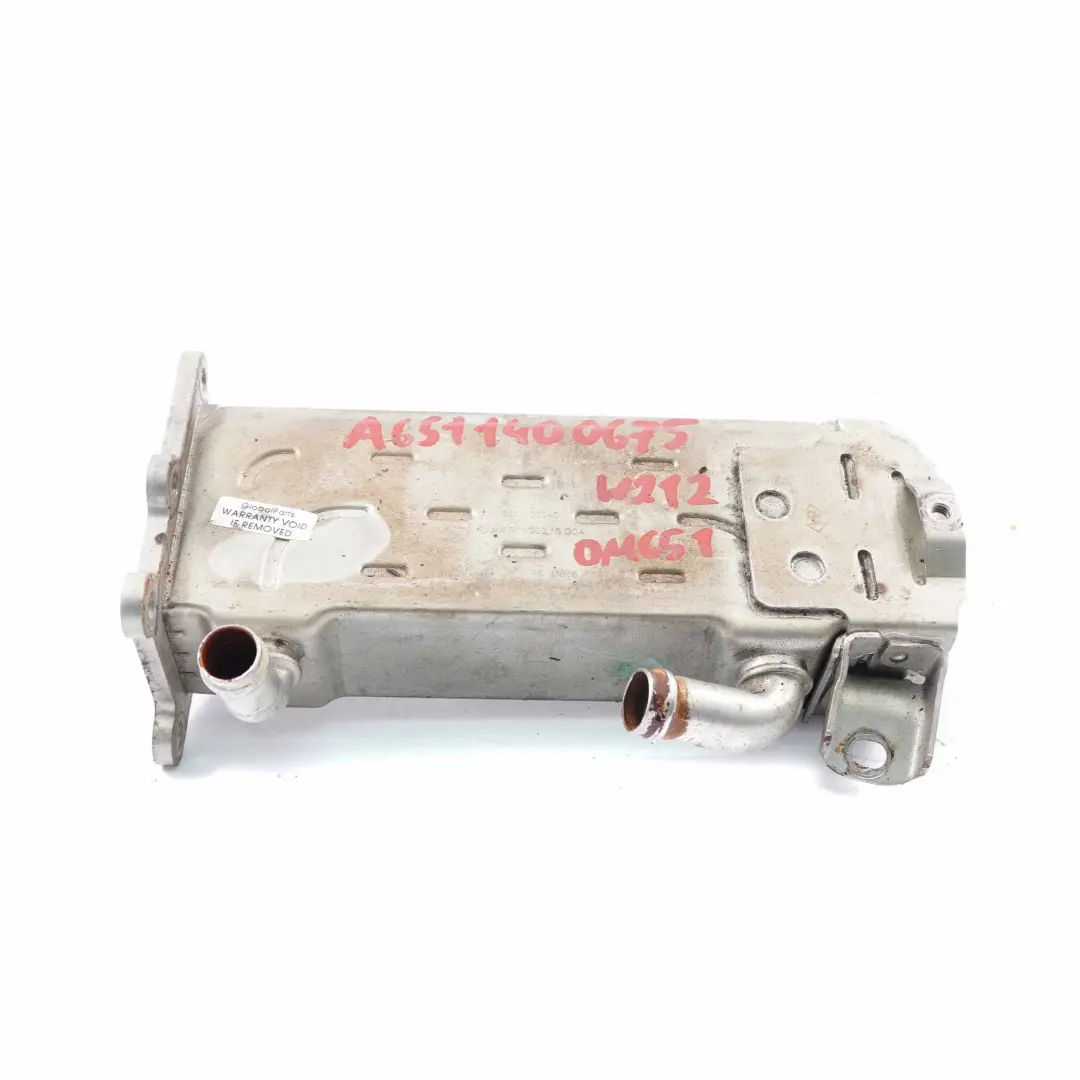 Exhaust Cooler Heat Exchanger OM651 Diesel A6511400275 to Mercedes W639 W906 EGR with Part number A6511400675 Mercedes W639 W906 EGR Exhaust Cooler Heat Exchanger OM651 Diesel A6511400275 - SKU A6511400675 - Part number A6511400675
