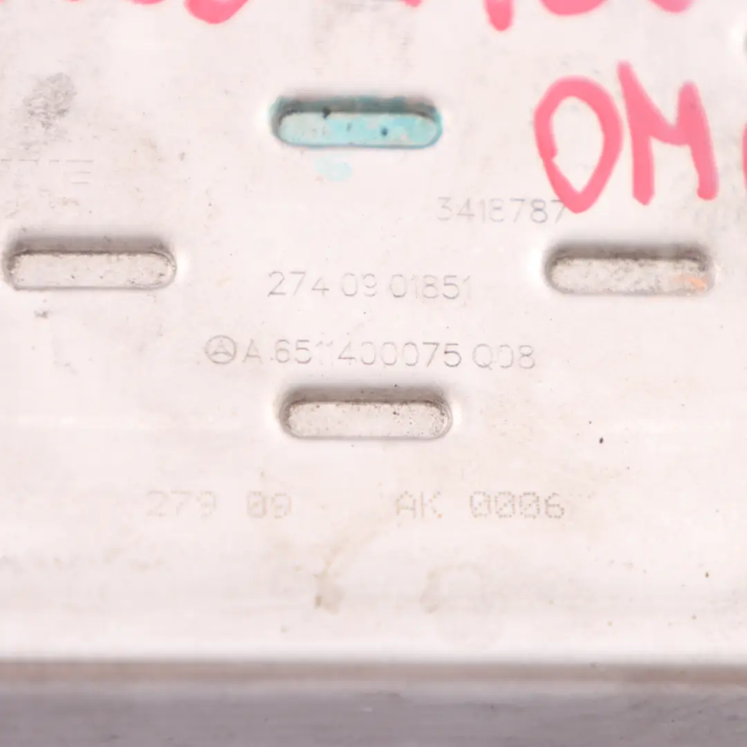 OM651 Diesel AGR-Ventil mit AGR-Auspuffkühler für Mercedes W204 W212 mit Teilenummer A6511400775 Mercedes W204 W212 OM651 Diesel AGR-Ventil mit AGR-Auspuffkühler - SKU A6511400700-1 - Teilenummer A6511400775