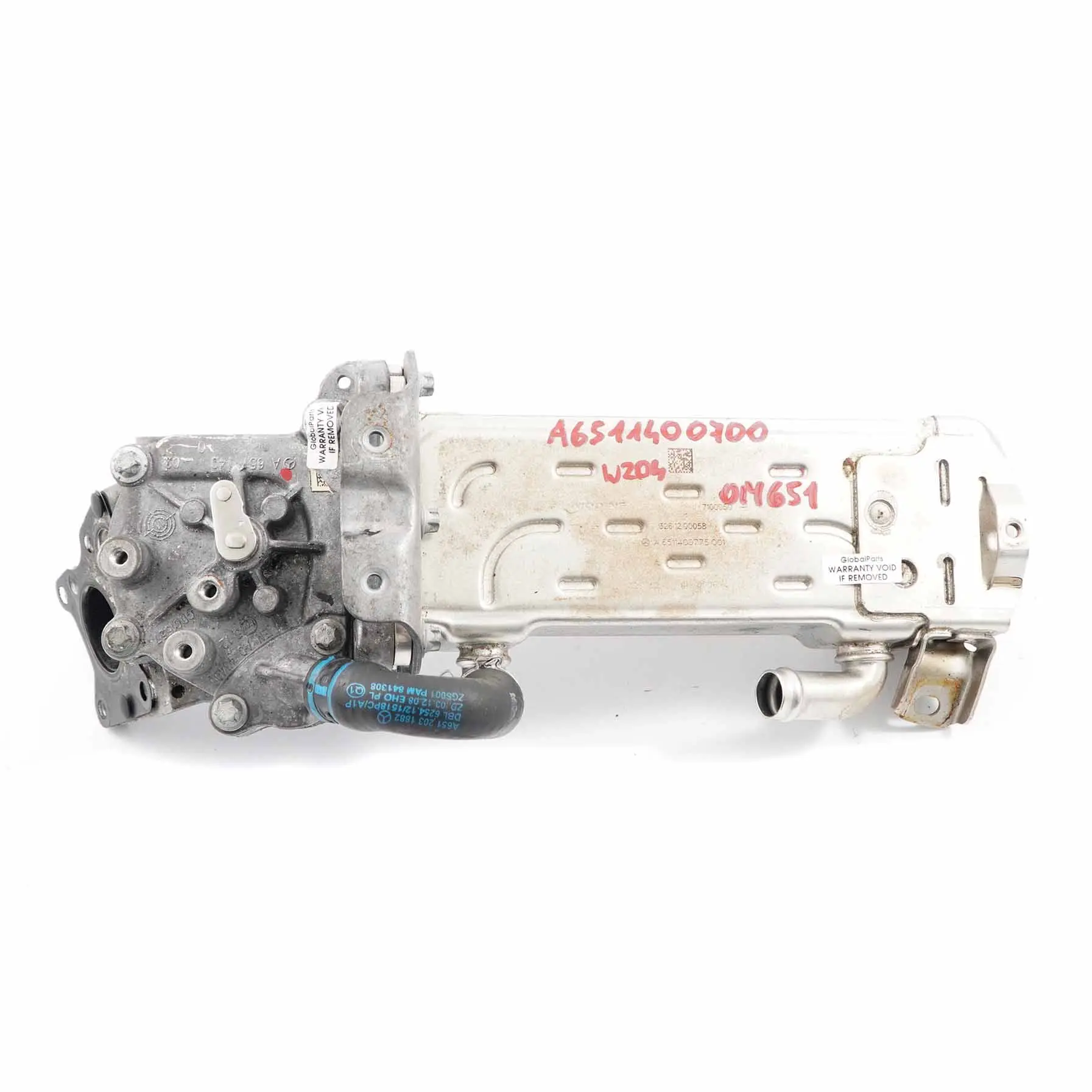 Raffreddatore scarico EGR Mercedes W204 W212 Scambiatore OM651 A6511400700