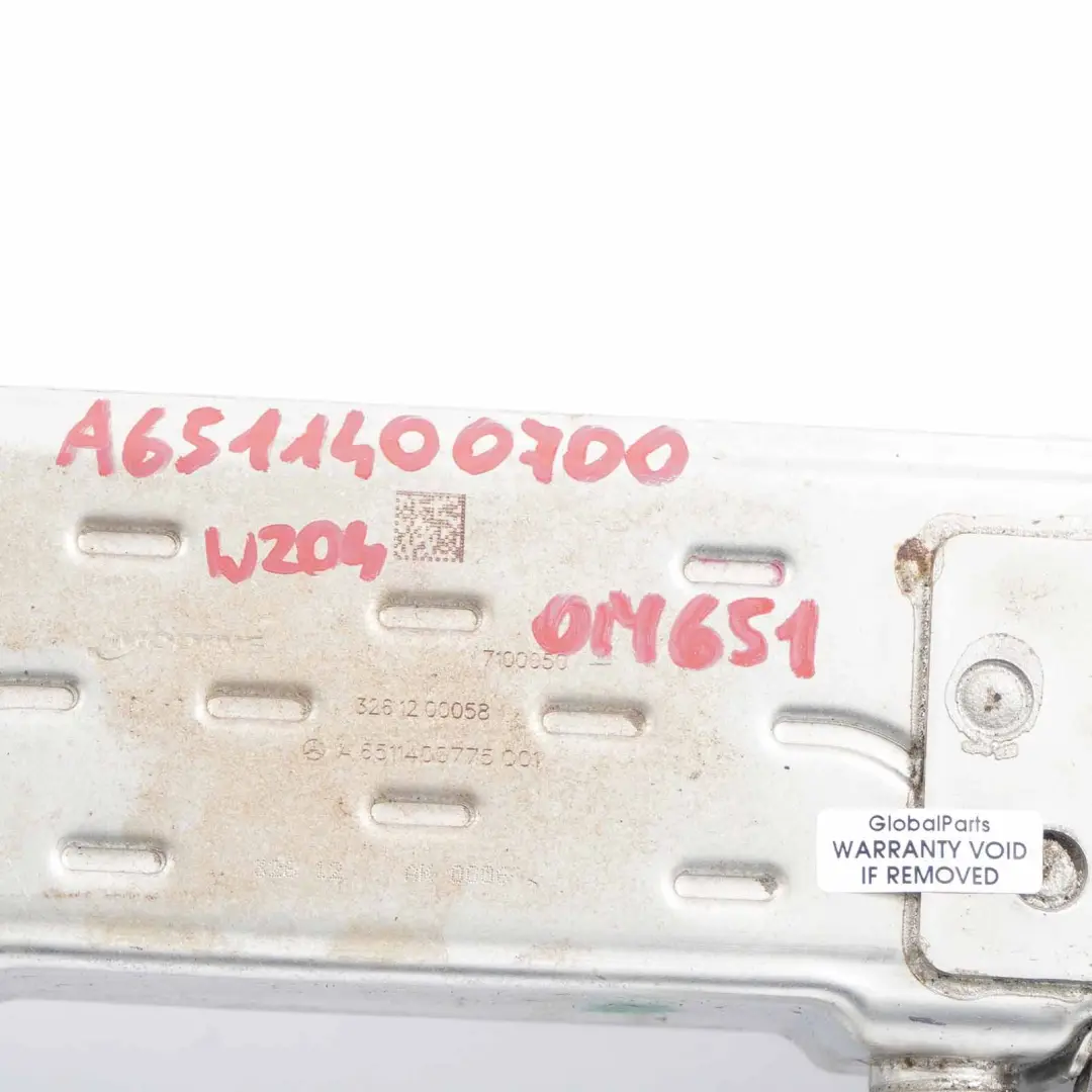 Mercedes W204 W212 OM651 AGR Abgaskühler Kühler - SKU A6511400700 - Teilenummer A6511400700