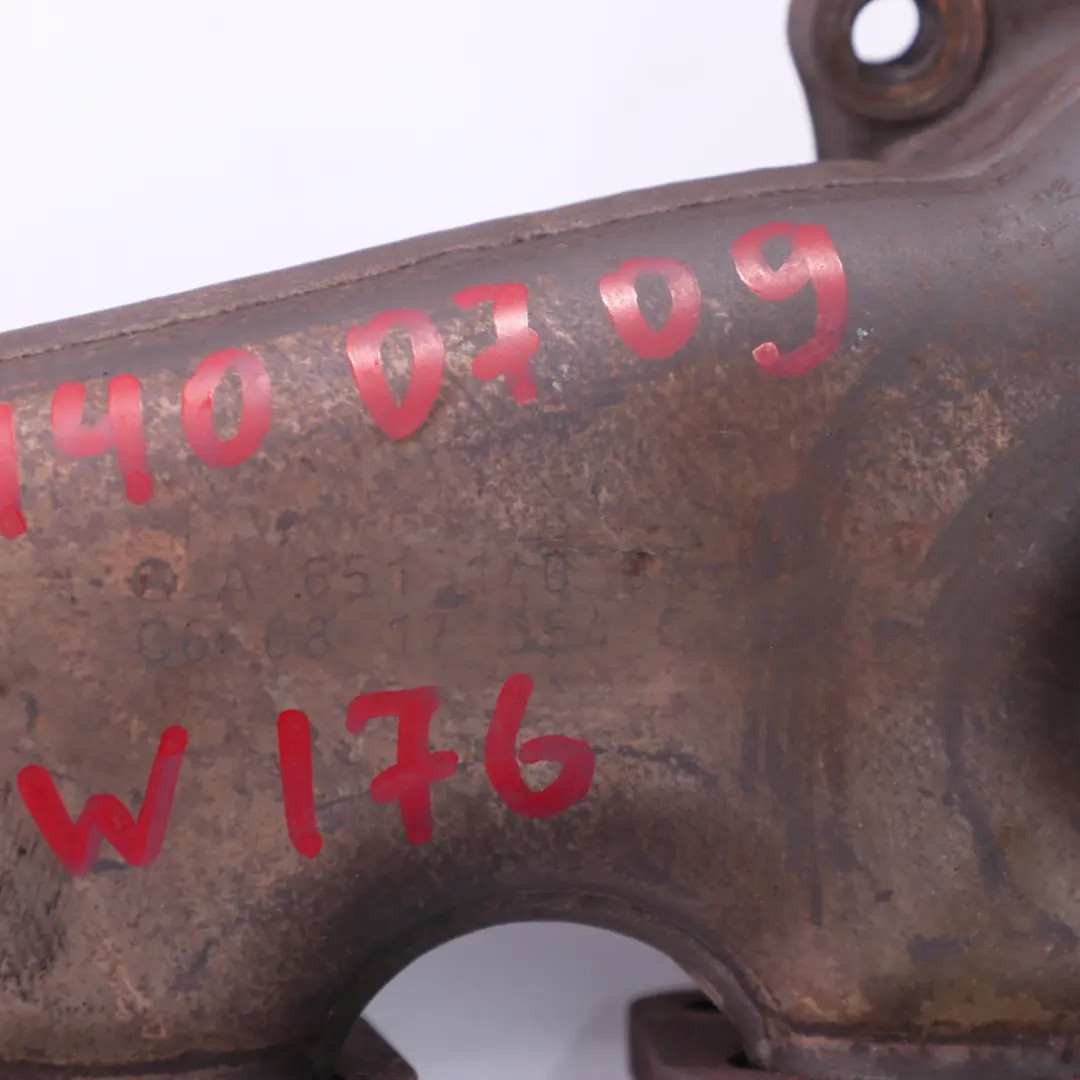 Exhaust Manifold Mercedes W176 W246 OM651 Diesel Unit to Engine with Part number A6511400709 Engine Exhaust Manifold Mercedes W176 W246 OM651 Diesel Unit - SKU A6511400709 - Part number A6511400709