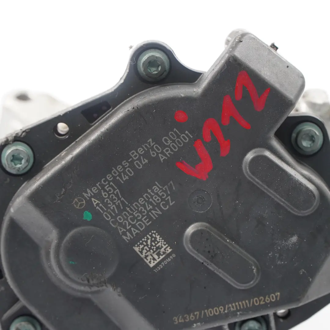  Valvula EGR Mercedes W212 W906 OM651 Recirculacion De los gases De escape Diesel - SKU A6511400860 - Número de pieza A6511400860