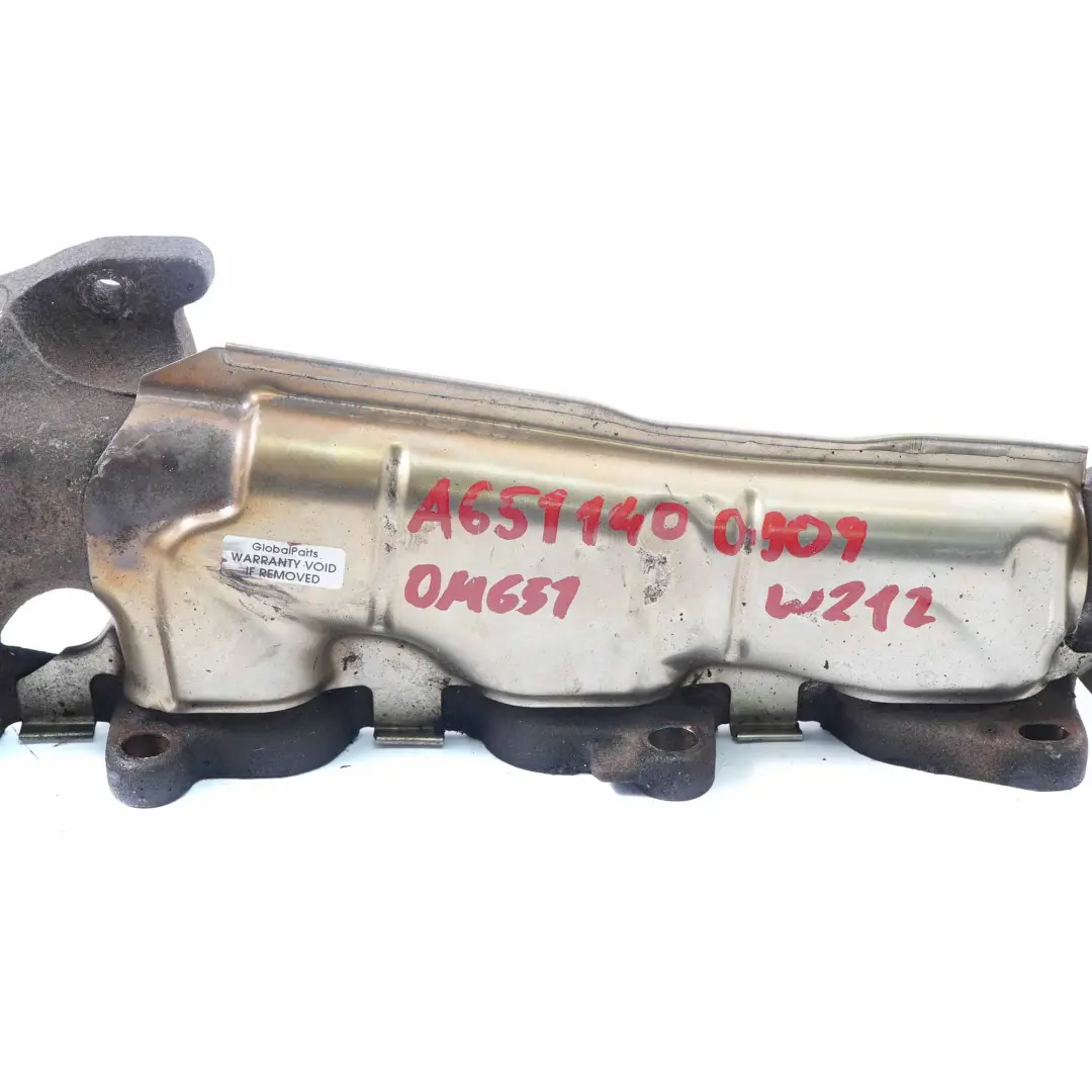 OM651 Kolektor Wydechowy do Mercedes W212 o numerze A6511400909 Mercedes W212 OM651 Kolektor Wydechowy - SKU A6511400909-1 - Numer Części A6511400909