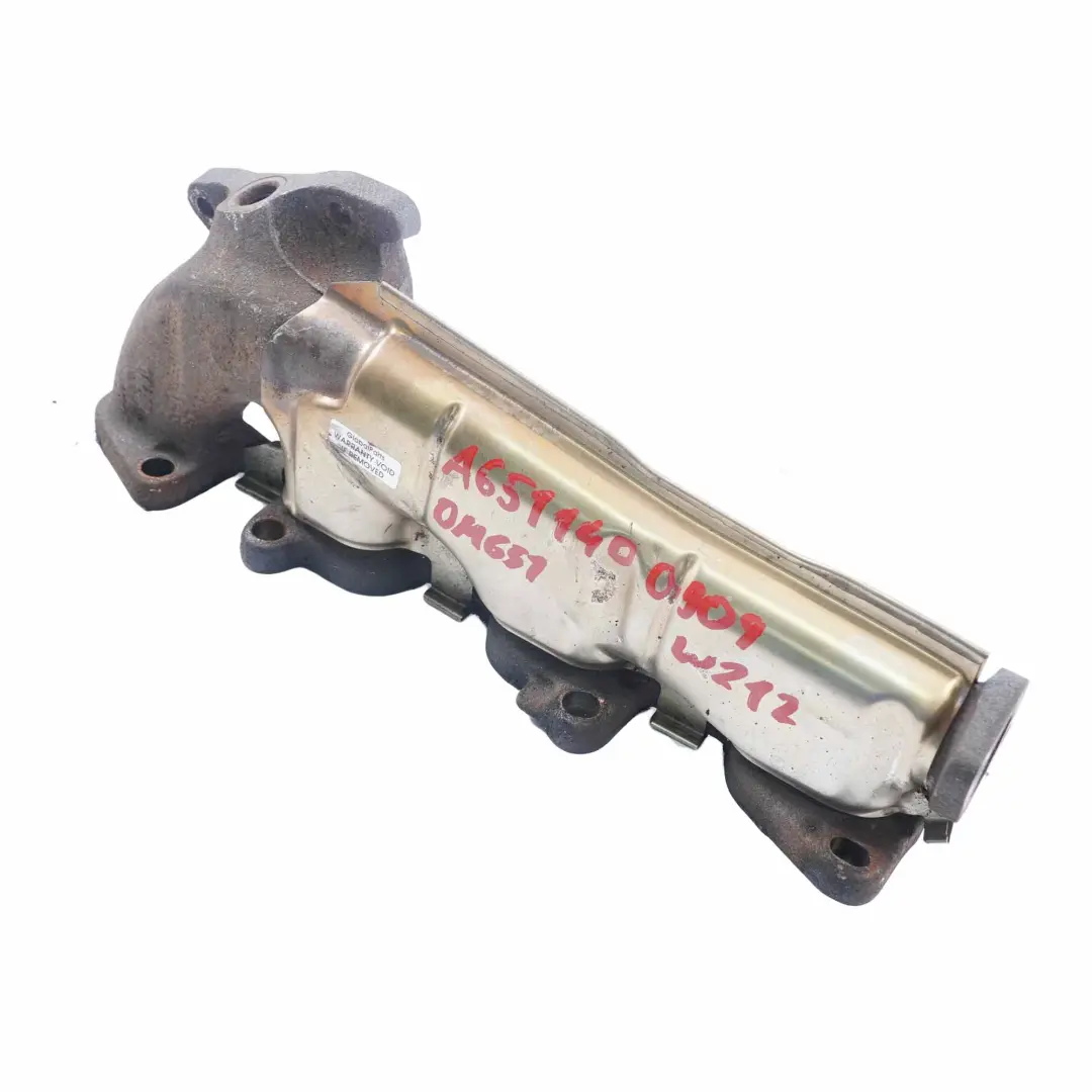 Exhaust Manifold Mercedes W212 Engine OM651 Diesel Unit Cover to with Part number A6511400909 Exhaust Manifold Mercedes W212 Engine OM651 Diesel Unit Cover - SKU A6511400909-1 - Part number A6511400909