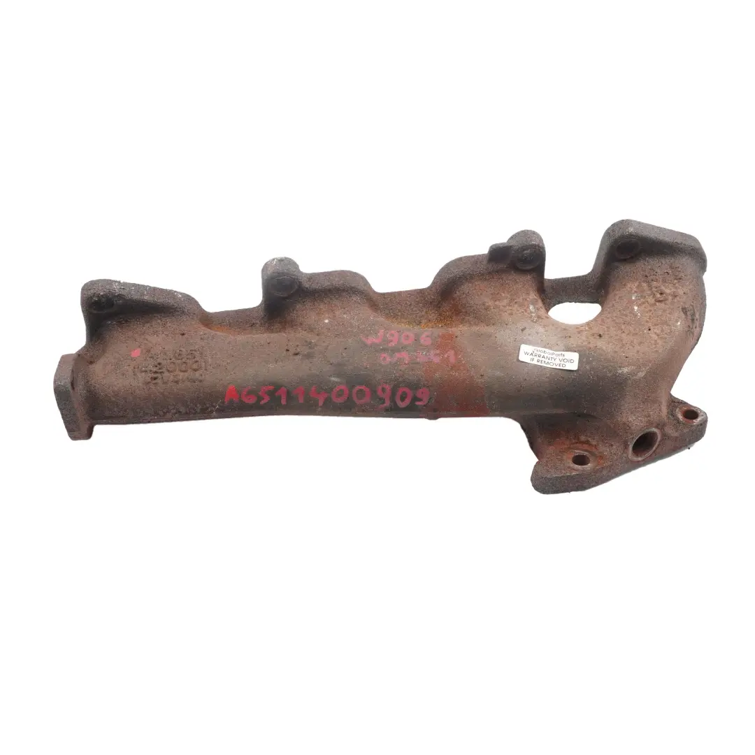 Intake Manifold Mercedes Sprinter W906 OM651 N/S Air Charge Duct to with Part number A6511400909 Intake Manifold Mercedes Sprinter W906 OM651 N/S Air Charge Duct - SKU A6511400909 - Part number A6511400909
