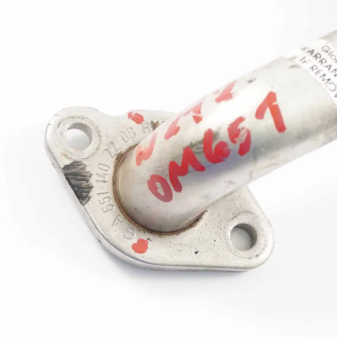 Pipe Mercedes W639 W906 OM651 Valve Hose Line Diesel Engine A6511400308 to EGR with Part number A6511402208 EGR Pipe Mercedes W639 W906 OM651 Valve Hose Line Diesel Engine A6511400308 - SKU A6511402208 - Part number A6511402208