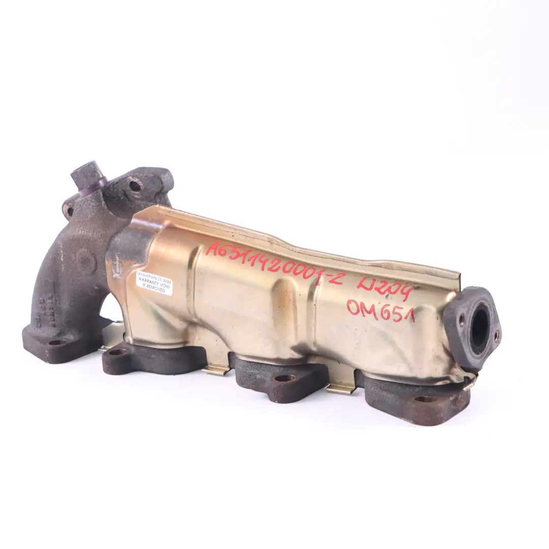Mercedes W212 OM651 Diesel Motore Collettore Di Scarico - SKU A6511420001 - Numero di parte A6511420001