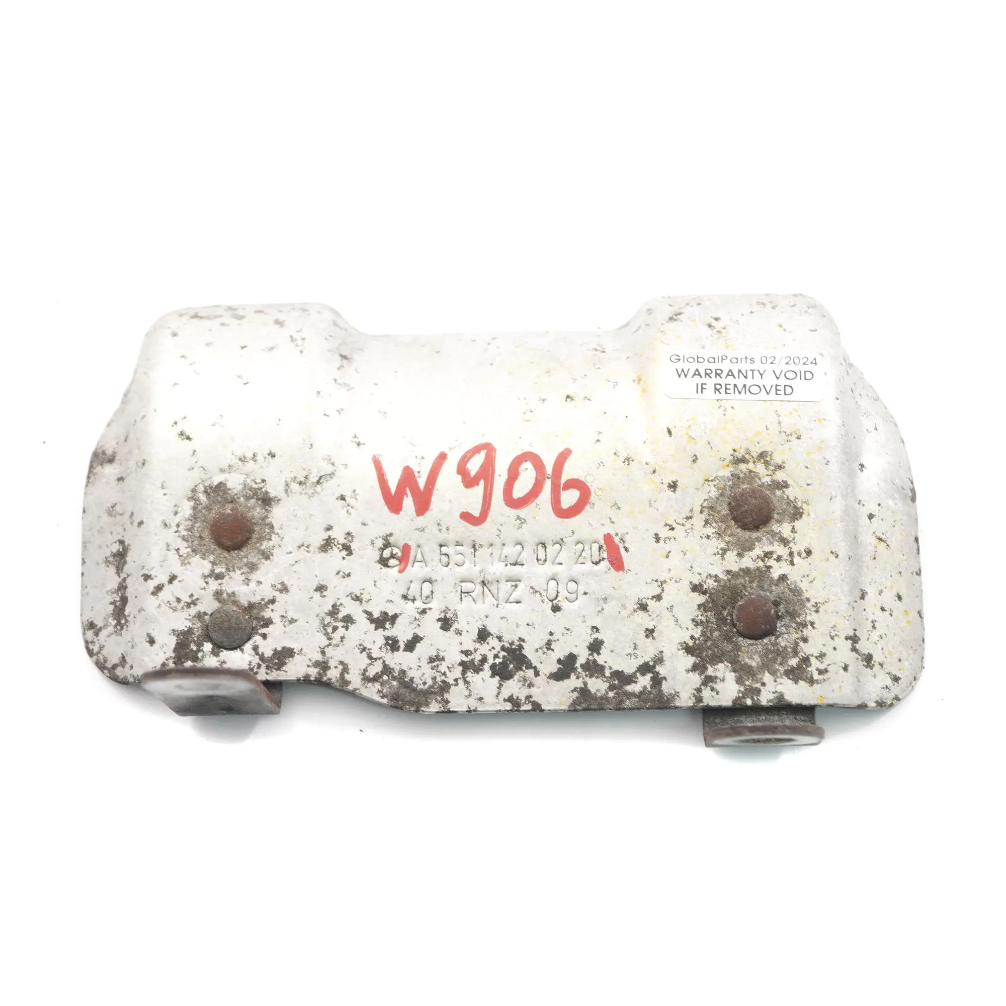 Mercedes W906 OM651 Scudo termico piastra collettore scarico A6511420220