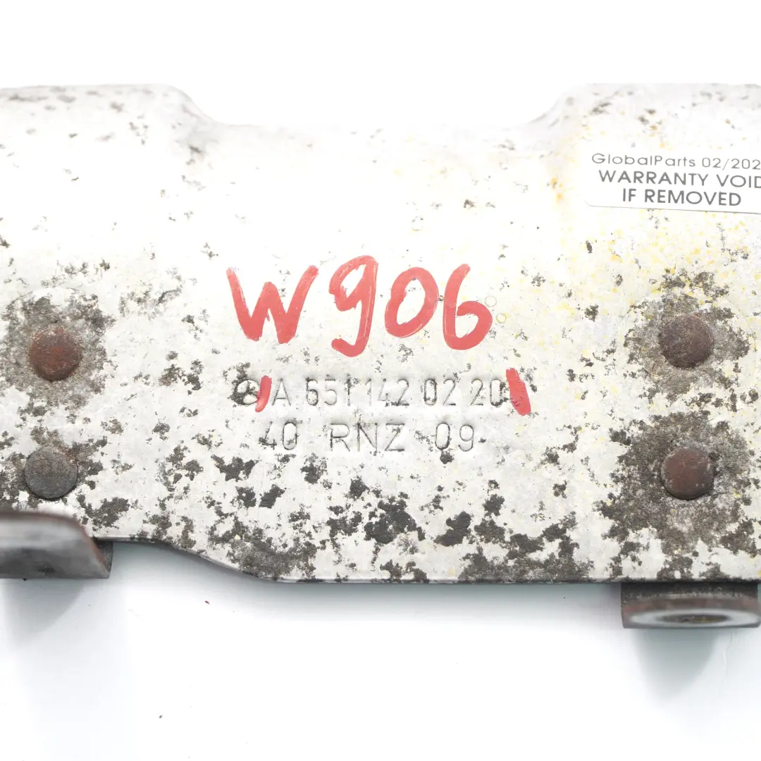 Mercedes Sprinter W906 OM651 Hitzeschild Abdeckplatte Abgaskrümmer - SKU A6511420220 - Teilenummer A6511420220