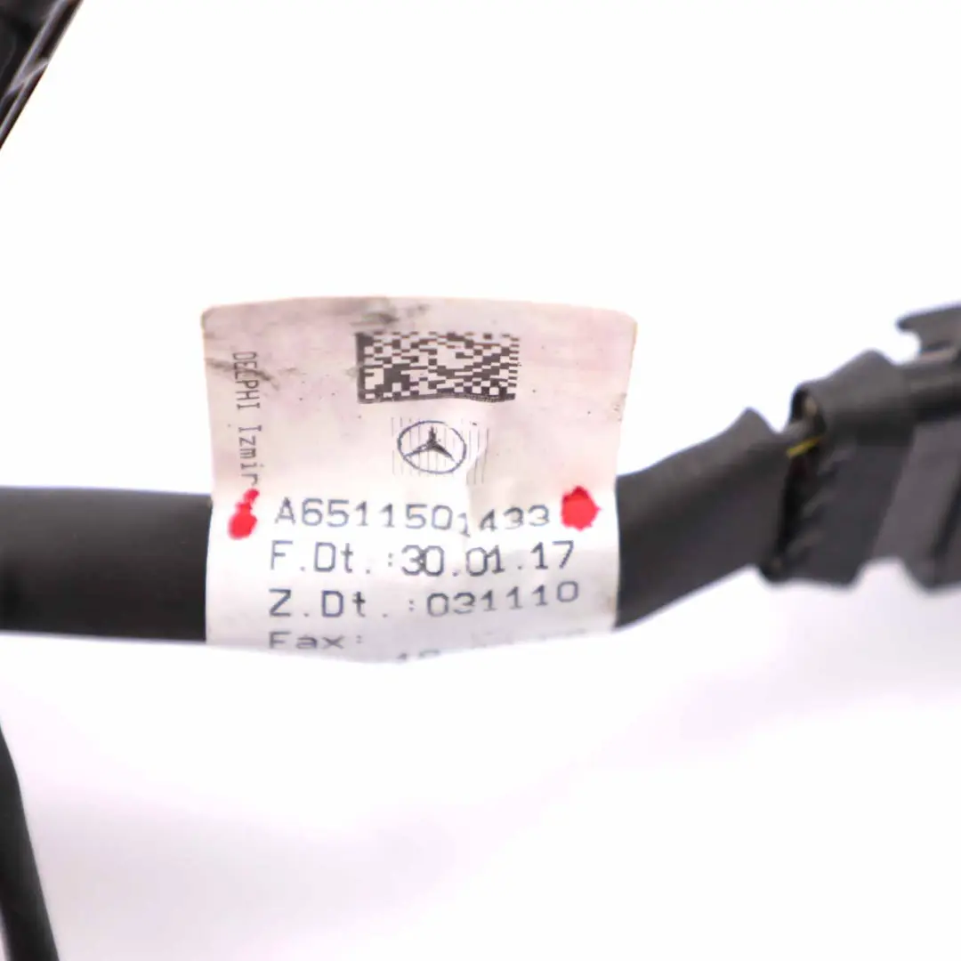 Glühkerze Kabel Baum OM651 Motor für Mercedes W176 W246 mit Teilenummer A6511501433 Mercedes W176 W246 Glühkerze Kabel Baum OM651 Motor - SKU A6511501433 - Teilenummer A6511501433