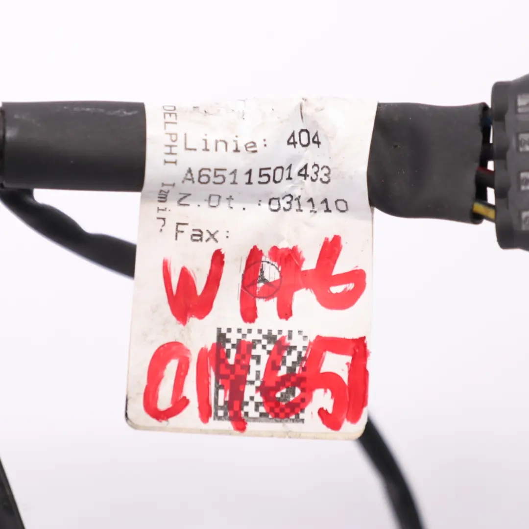 Mercedes W176 W246 Glow Plug Wiring Harness Loom OM651 Engine - SKU A6511501433 - Part number A6511501433