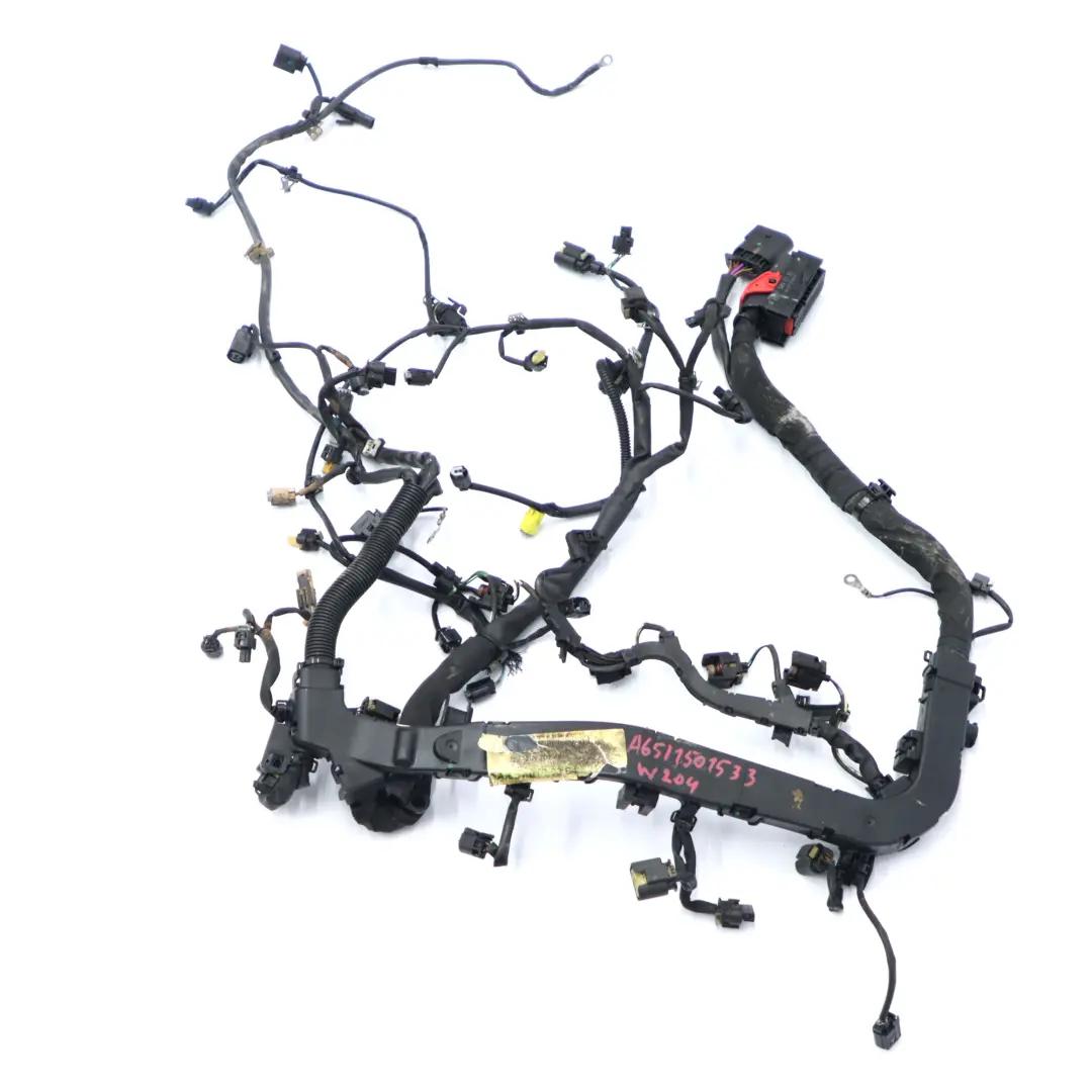 Wiring Mercedes W204 C207 OM651 Diesel Harness Loom Cable to Engine with Part number A6511501533 Engine Wiring Mercedes W204 C207 OM651 Diesel Harness Loom Cable - SKU A6511501533 - Part number A6511501533