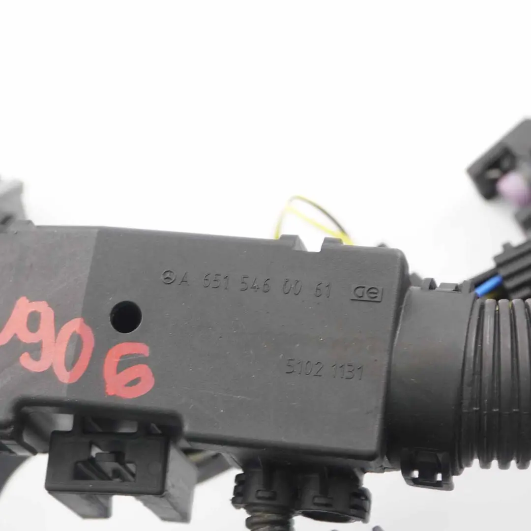 OM651.955 Motore Diesel Cablaggio Cavo Loom per Mercedes W906 con numero di parte A6511502620 Mercedes W906 OM651.955 Motore Diesel Cablaggio Cavo Loom - SKU A6511502620 - Numero di parte A6511502620