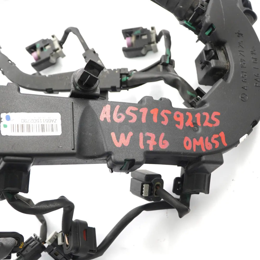 Wiring Mercedes W176 W246 Diesel OM651 Loom Harness Cable to Engine with Part number A6511502790 Engine Wiring Mercedes W176 W246 Diesel OM651 Loom Harness Cable - SKU A6511502790 - Part number A6511502790