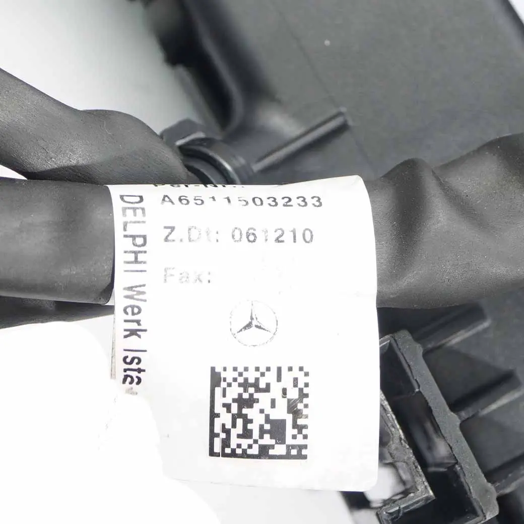 Motor Cableado Mercedes W204 OM651 Diesel Arnés Loom DDE - SKU A6511503233 - Número de pieza A6511503233