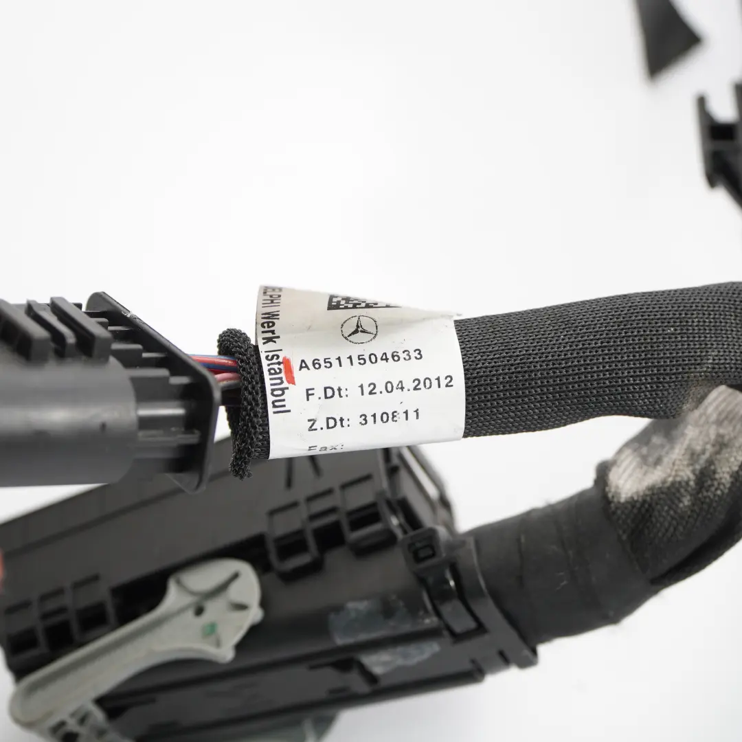 Câblage Moteur Mercedes W204 W212 OM651 Câble Faisceau Harnais pour à propos du numéro de pièce A6511504633 Câblage Moteur Mercedes W204 W212 OM651 Câble Faisceau Harnais - SKU A6511504633 - Numéro de pièce A6511504633
