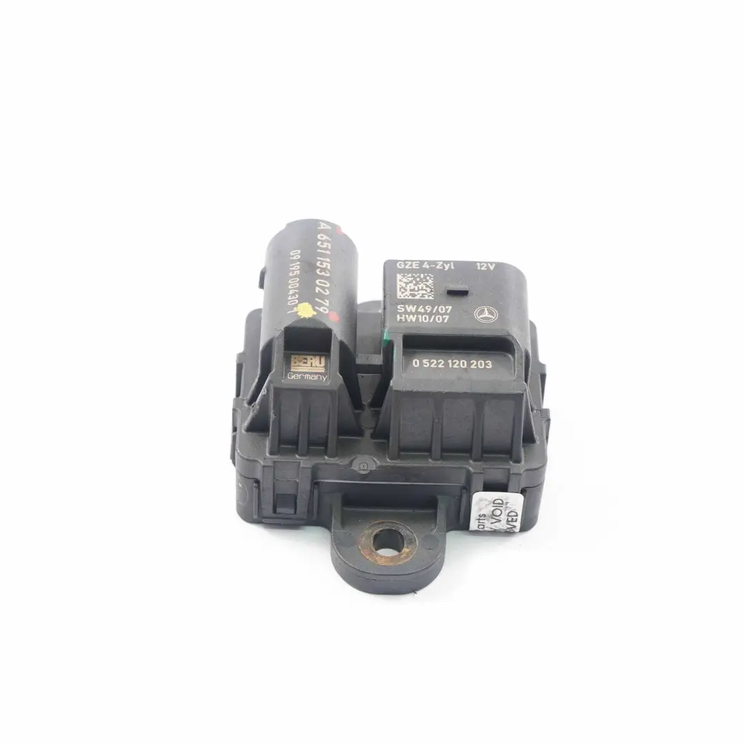 Mercedes W906 OM651 Diesel Engine Glow Plug Relay Unit Module - SKU A6511530279 - Part number A6511530279