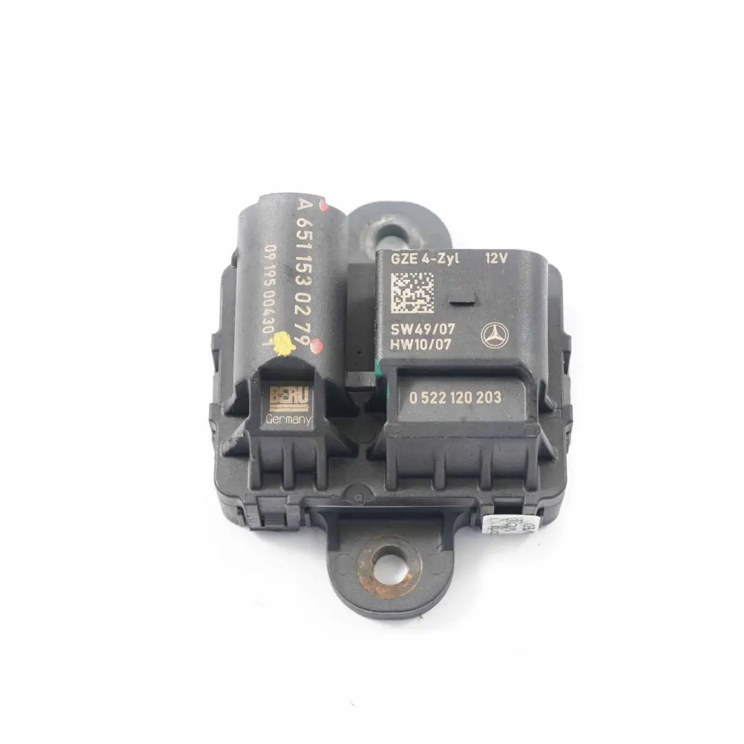 Mercedes W906 OM651 Diesel Engine Glow Plug Relay Unit Module - SKU A6511530279 - Part number A6511530279