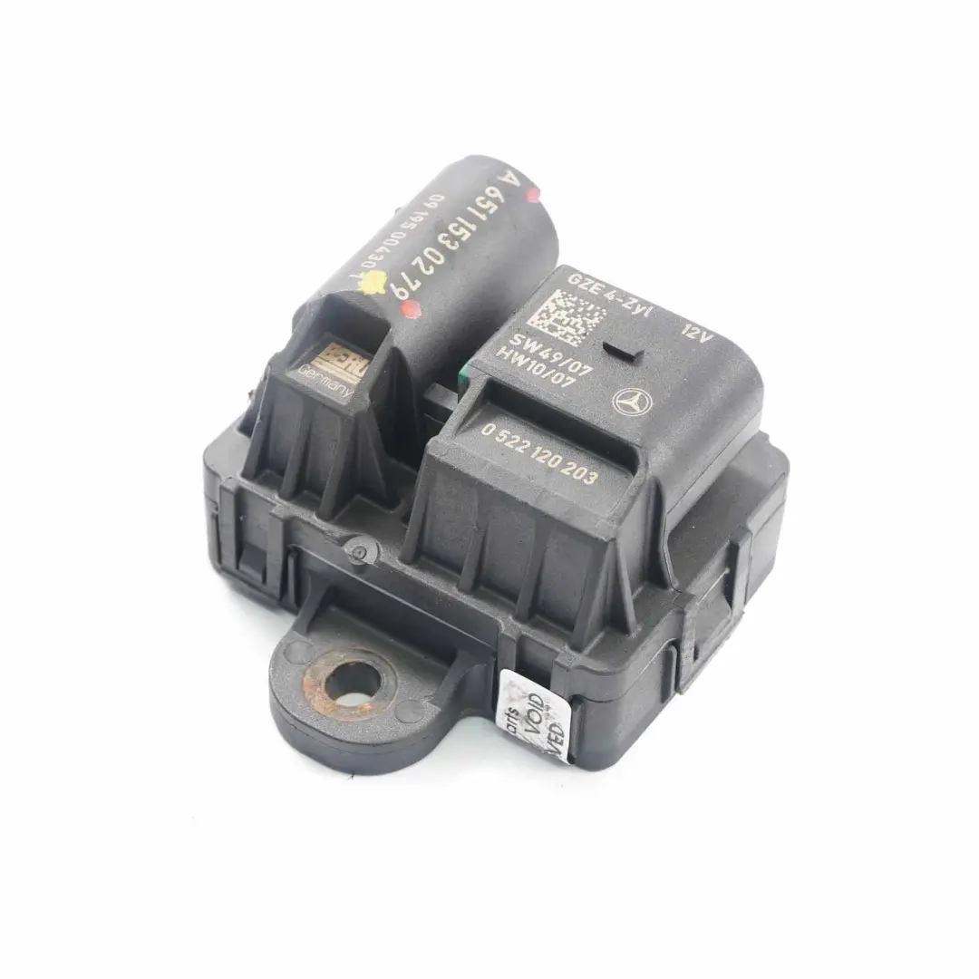 Mercedes W906 OM651 Diesel Engine Glow Plug Relay Unit Module - SKU A6511530279 - Part number A6511530279