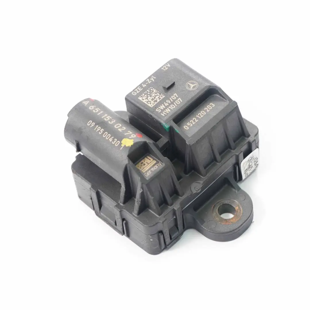 Mercedes W906 OM651 Diesel Engine Glow Plug Relay Unit Module - SKU A6511530279 - Part number A6511530279
