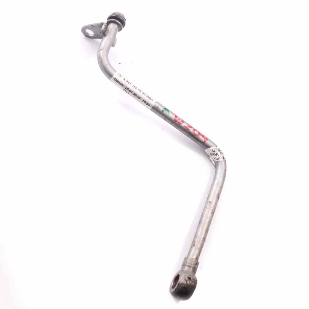 Oil Pipe Mercedes W204 W212 OM651 Turbocharger Turbo Feed Line Hose to with Part number A6511800220 Oil Pipe Mercedes W204 W212 OM651 Turbocharger Turbo Feed Line Hose - SKU A6511800220 - Part number A6511800220