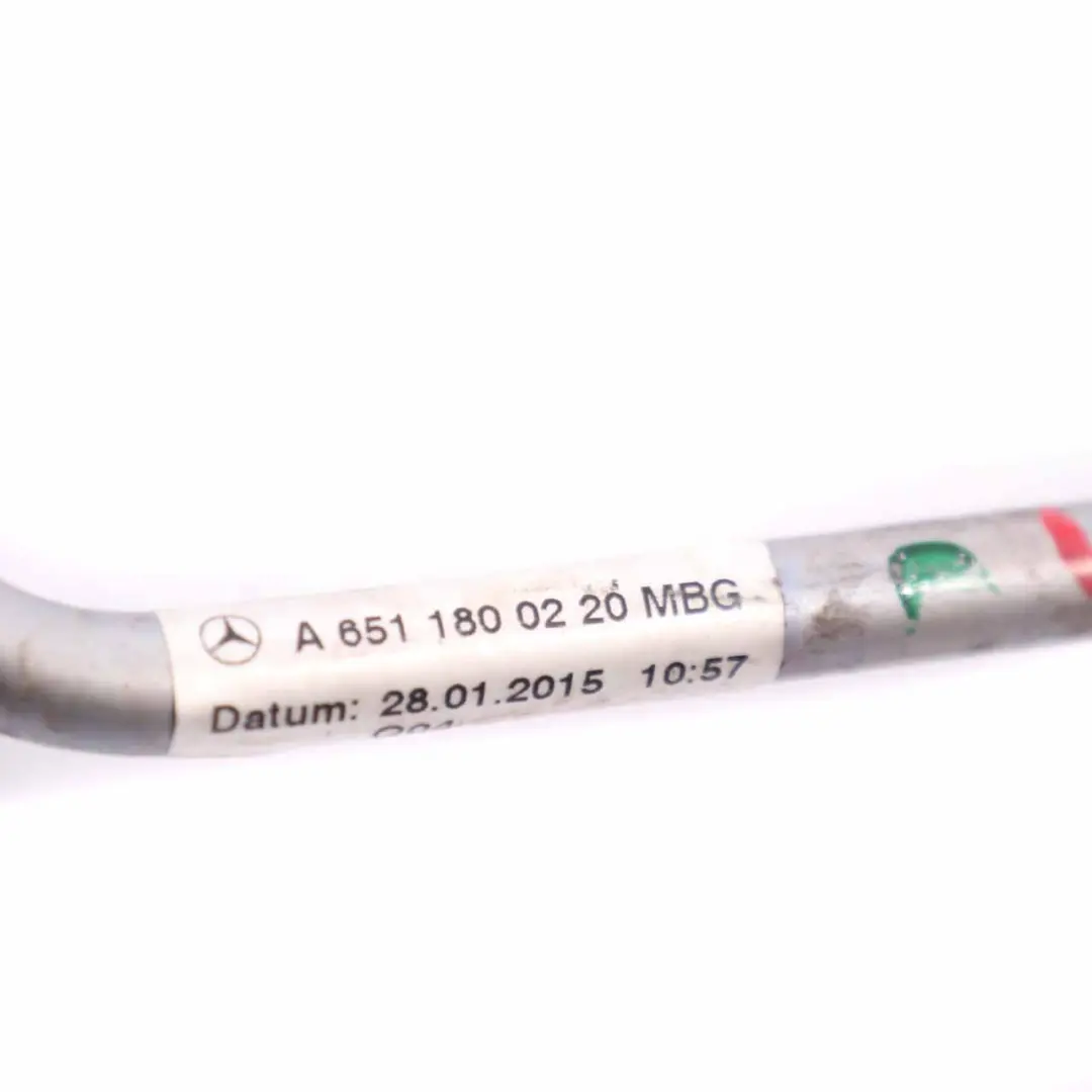  Tubo dell'olio Mercedes W204 W212 OM651 Tubo Alimentazione Turbocompressore - SKU A6511800220 - Numero di parte A6511800220