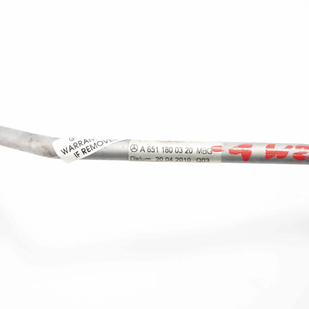 OM651 Turbocharger Oil Line Tubo Alimentación Aceite para Mercedes W204 W212 con número de pieza A6511800320 Mercedes W204 W212 OM651 Turbocharger Oil Line Tubo Alimentación Aceite - SKU A6511800320-1 - Número de pieza A6511800320