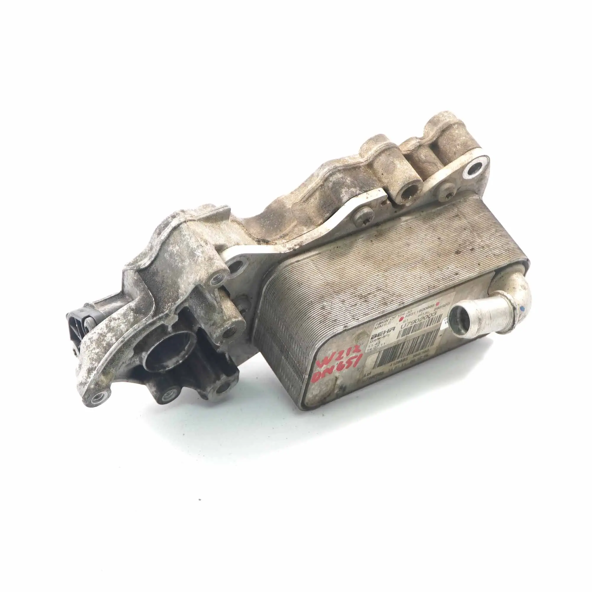Scambiatore di calore Mercedes W204 W212 radiatore olio trasmissione A6511800665