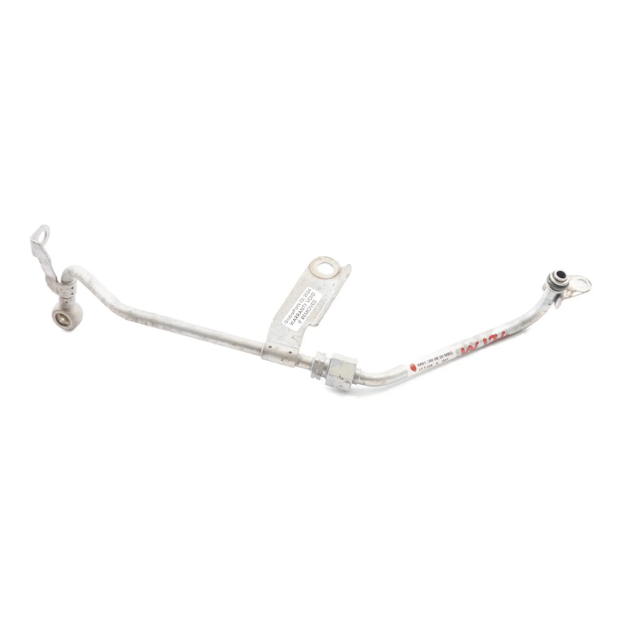 Mercedes W176 OM651 Turbo Oil Feed Pipe Turbocharger Lubrication Line