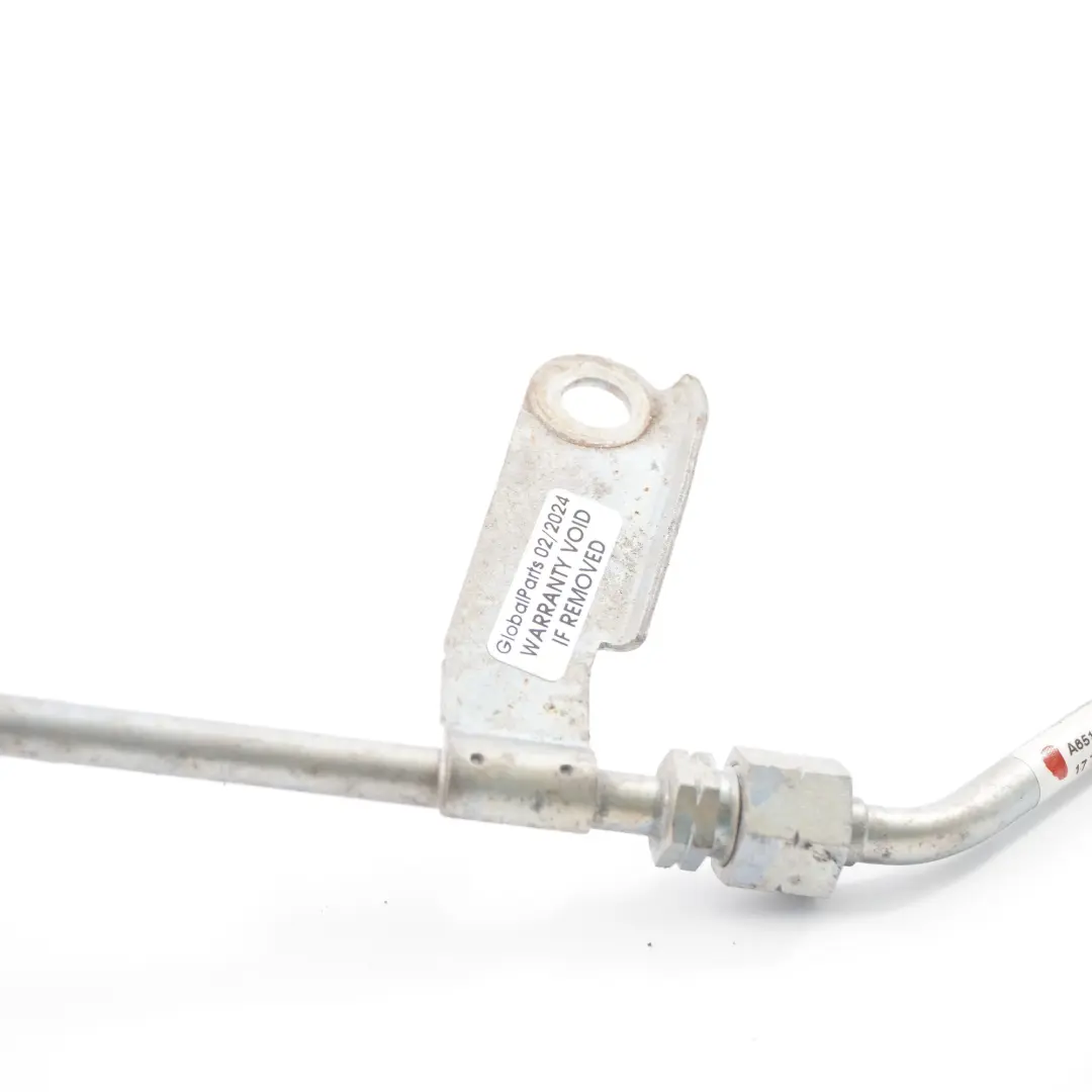 OM651 Tubo de alimentación de aceite del turbo Línea lubricación para Mercedes W176 con número de pieza A6511800820 Mercedes W176 OM651 Tubo de alimentación de aceite del turbo Línea lubricación - SKU A6511800820 - Número de pieza A6511800820