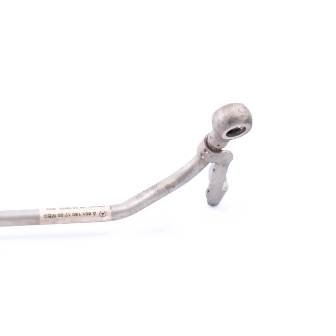  Oil Pipe Mercedes W176 W246 OM651 Turbocharger Turbo Line Hose - SKU A6511801720 - Part number A6511801720