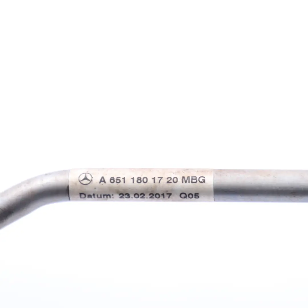  Tubo aceite Mercedes W176 W246 OM651 Manguera de turbocompresor - SKU A6511801720 - Número de pieza A6511801720