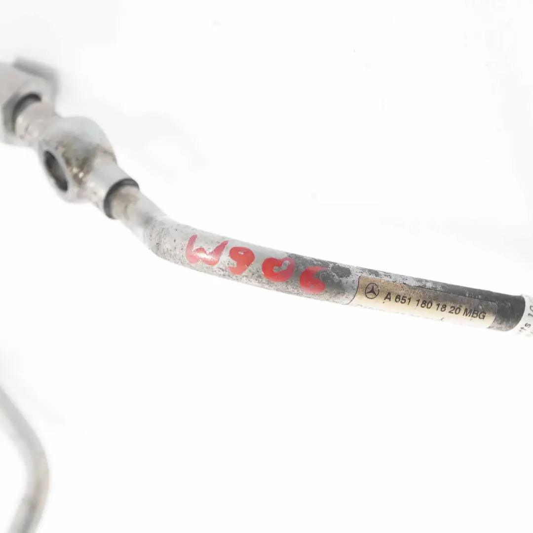  Oil Pipe Mercedes W204 W212 W639 W906 OM651 Turbocharger Feed Line - SKU A6511801820 - Part number A6511801820