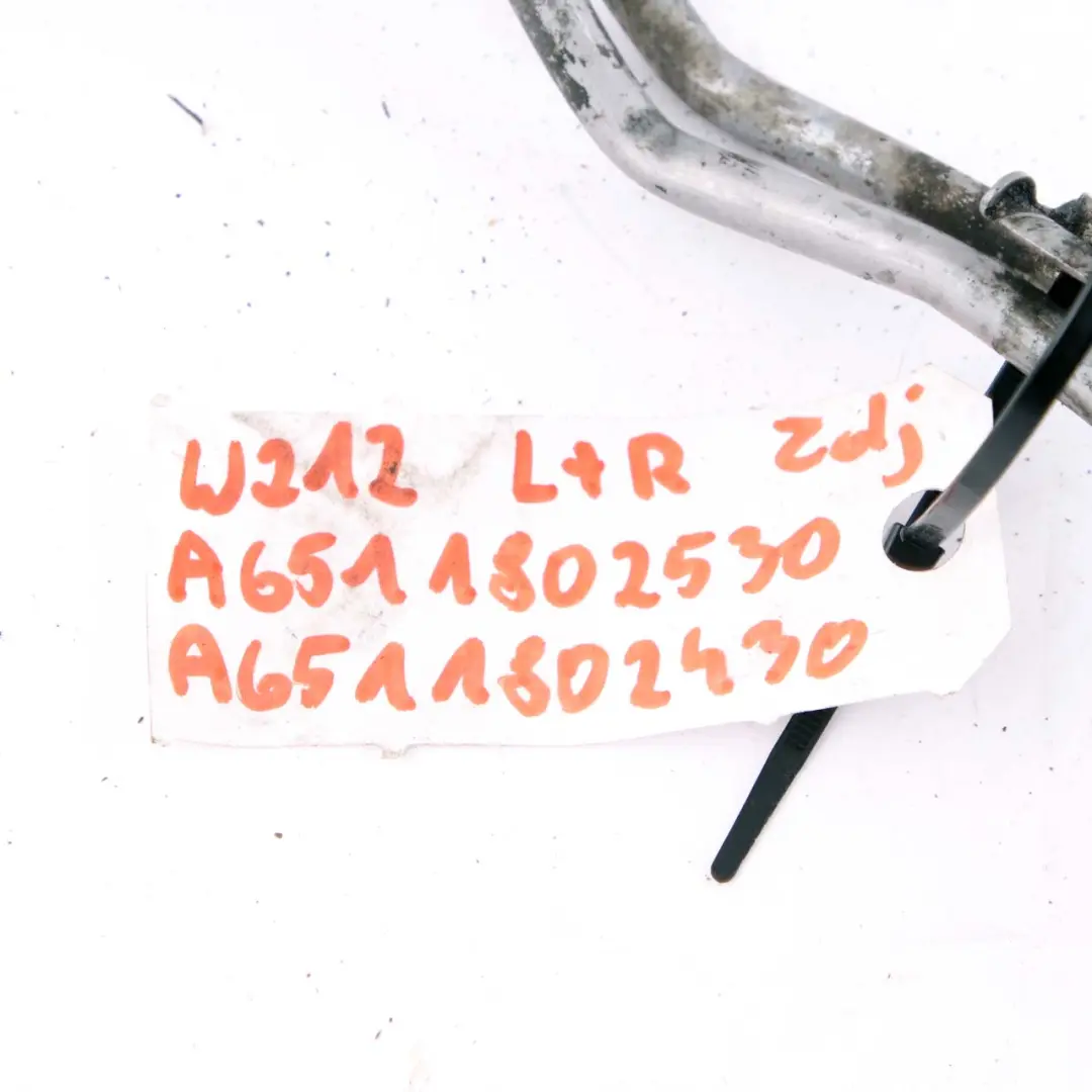 Oil Pipe Mercedes W212 OM651 Automatic Transmission Cooler Line Hose A6511802430 to with Part number A6511802530 Oil Pipe Mercedes W212 OM651 Automatic Transmission Cooler Line Hose A6511802430 - SKU A6511802530 - Part number A6511802530