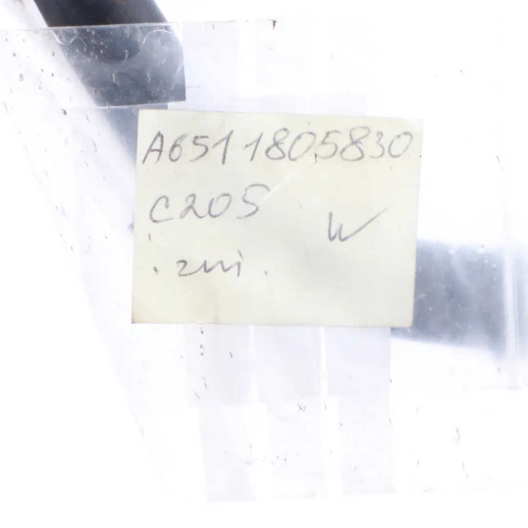 OM651 Tubo retorno aceite refrigerador transmisión automática para Mercedes C205 con número de pieza A6511805830 Mercedes C205 OM651 Tubo retorno aceite refrigerador transmisión automática - SKU A6511805830 - Número de pieza A6511805830