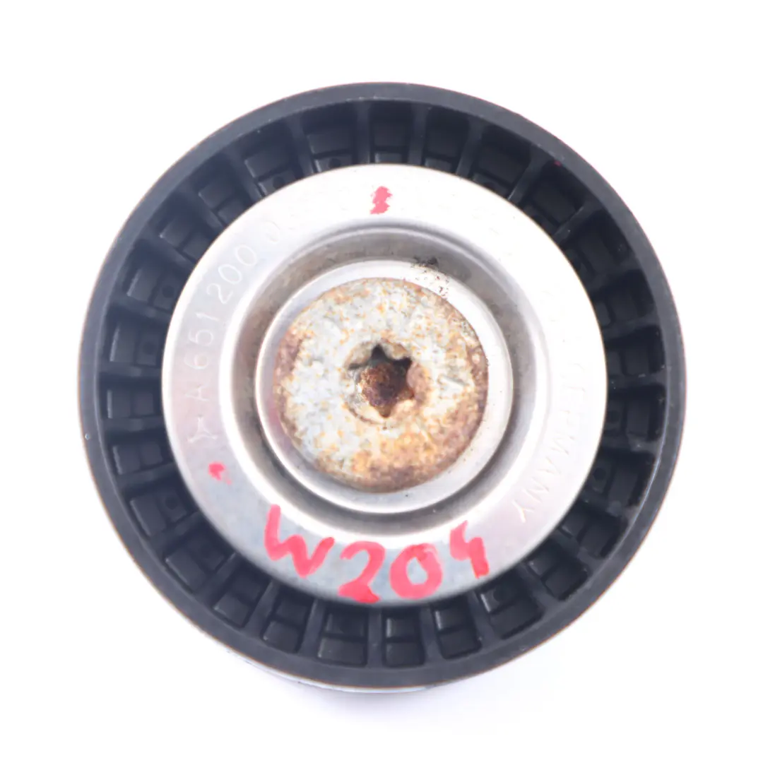OM651 Deflection Guide Pulley Belt Roller Drive Pulley to Mercedes W204 with Part number A6512000370 Mercedes W204 OM651 Deflection Guide Pulley Belt Roller Drive Pulley - SKU A6512000370 - Part number A6512000370
