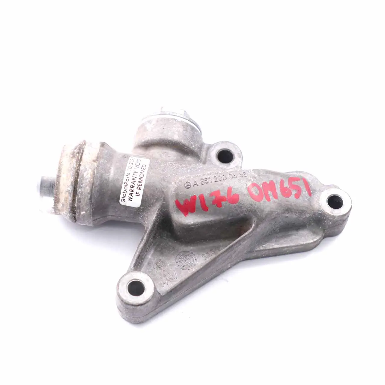 Mercedes W176 W246 OM651 Motore Flangia raffreddamento flessibile A6512000556